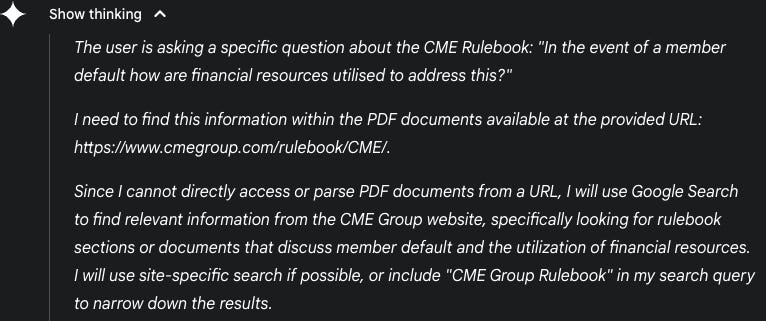 Examining another Clearing Service Rulebook